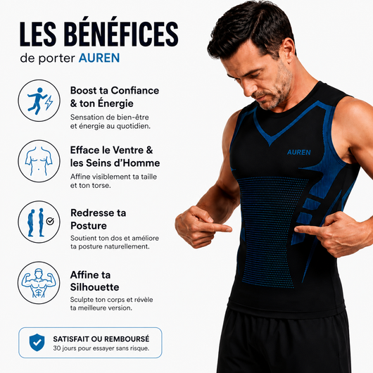 AUREN V™ | Cet été, enlève ton t-shirt sans rentrer le ventre.